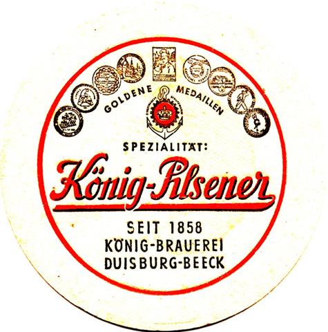 duisburg du-nw könig goldene 5b (rund215-seit 1858--schwarzrot)